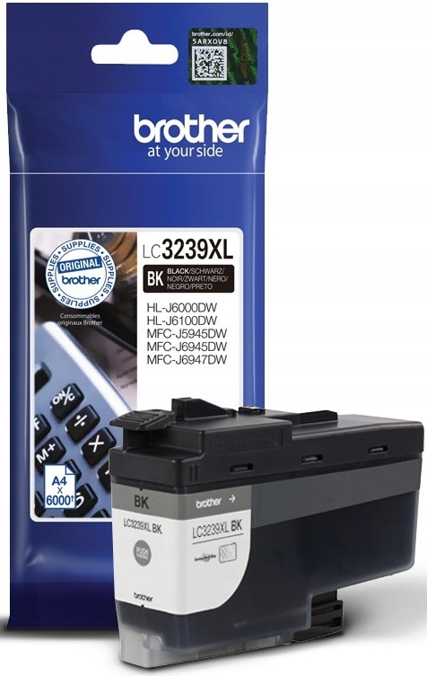 Atramentová kazeta Brother LC3239XLBK LC3239XLBKJ6947 čierna